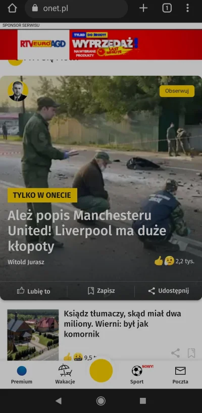 tbkAA - O cholera, nie mam transmisji ale chyba jest grubo?? Kogo tam zbieraja, Klopp...