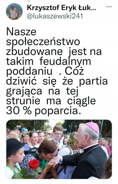 robert5502 - 30% to przeważnie towarzystwo sterowane funkcjonariuszami, co to nie każ...