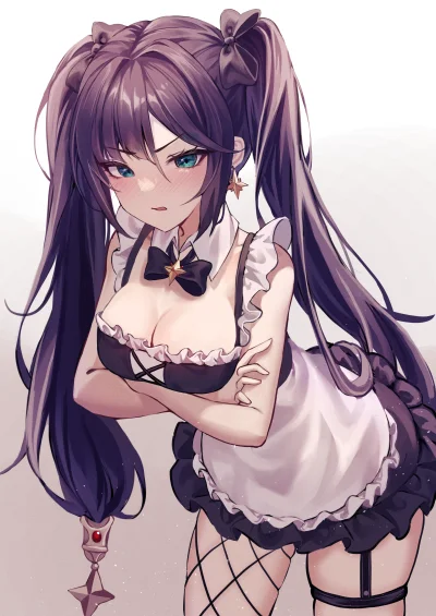 OttoFlick - #randomanimeshit #anime #maid #genshinimpact #mona #pixiv #