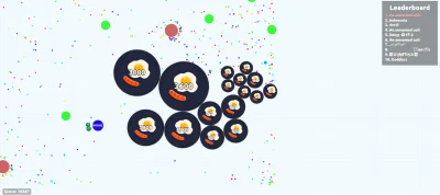 W.....l - ale chłop serwa ogarnął 
#agario #gry #gryprzegladarkowe