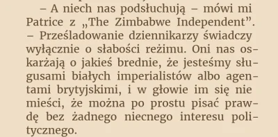 chiefeng - Czytam właśnie książkę "Żar" Dariusza Rosiaka. Reportaż o Afryce i natrafi...