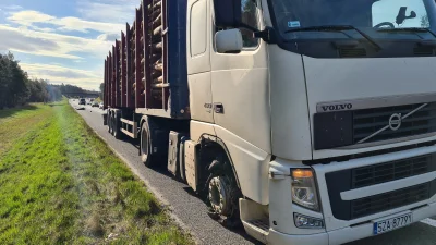 krzysztof-porada - 90 km/h łaczna waga 50 t bo z drzewem, uratowały mnie obie rece na...