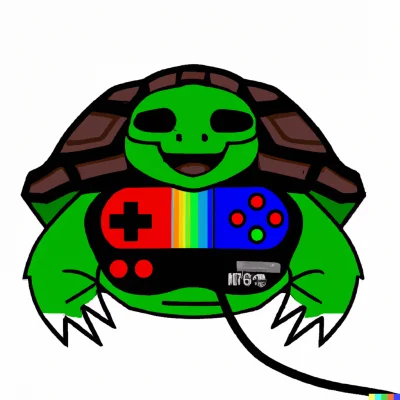 Antybristler - Gamingowe żółwiki narysowane przez sztuczną inteligencję (｡◕‿‿◕｡)

B...