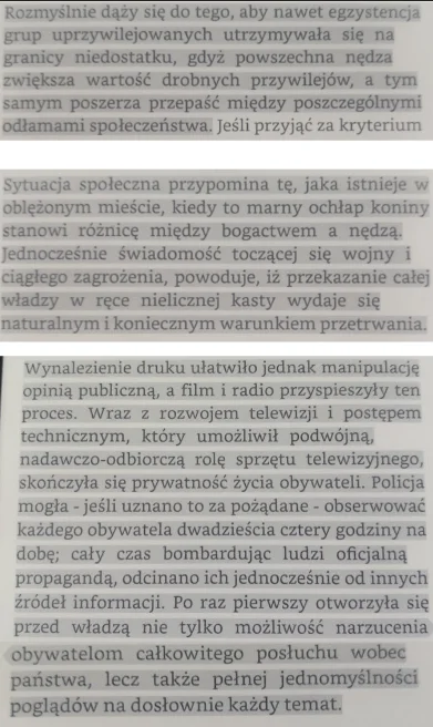 spunky - Czytam sobie "Rok 1984" Orwella i zaznaczam co ciekawsze cytaty. Czasem się ...