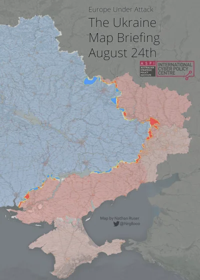 arkan997 - Odkąd Ukraina zaczęła dostawać HIMARSy linia frontu prawie się nie zmienił...