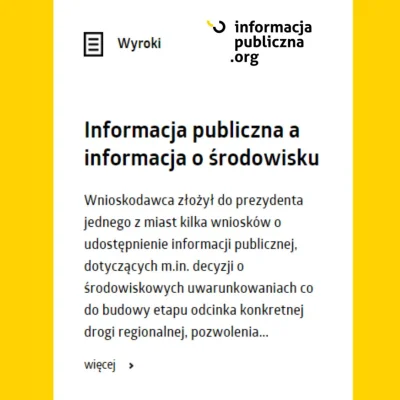 WatchdogPolska - Przypominajka - na www.informacjapubliczna.org prezentujemy wybrane ...