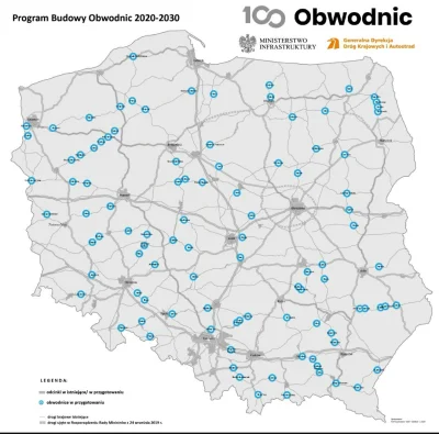 Mechanikzprzypadku - Spokojnie, 14 ze 100 obwodnic jest obecnie w budowie, reszta w p...