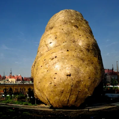 SerTrapistow - "Giant potato in centre of Poznań city" 

#midjourney #poznan