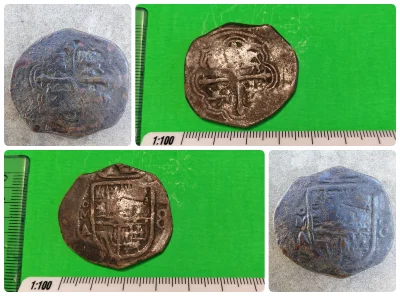 Zwiadowca_Historii - Lubelskie. Hiszpańska moneta „piratów” wybita w Meksyku odnalezi...