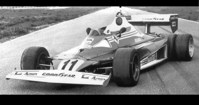 tumialemdaclogin - Sześciokołowy prototyp Ferrari 312T6, który był testowany w 1977. ...