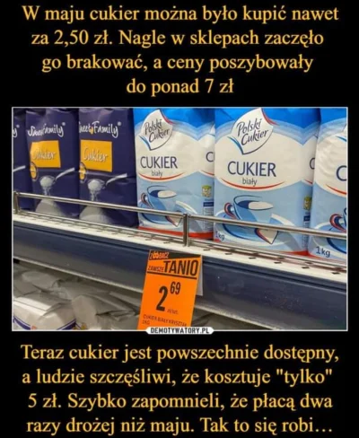 jaxonxst - Jak było, to ukrzyżujcie

#cukier #polska #ceny #gospodarka
