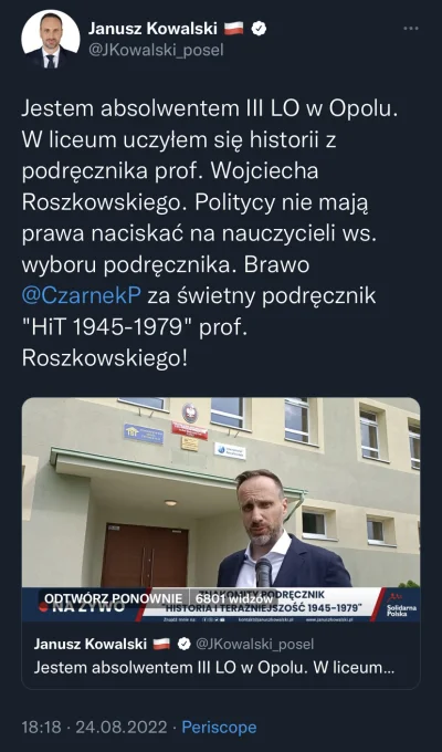 Norbercikk - Jest i nasz ukochany, dzban.

 Politycy nie mają prawa naciskać na nauc...