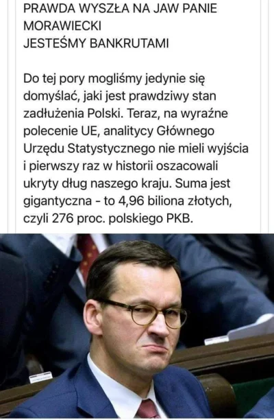 Patucha - Czy Polska jest już bankrutem, jest doprowadzili do tego złodzieje z PiS-u.