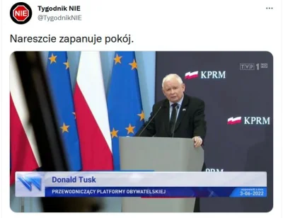 CipakKrulRzycia - #tusk #polityka #tvpis 
#tygodniknie