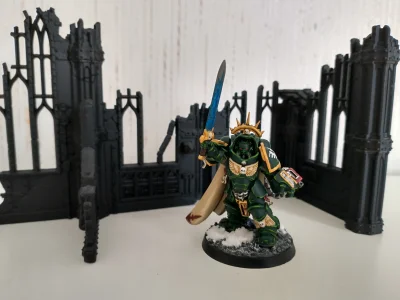 BronislawCzevak - To się pochwalę jednym z moich pierwszych Primaris Dark Angelsów.