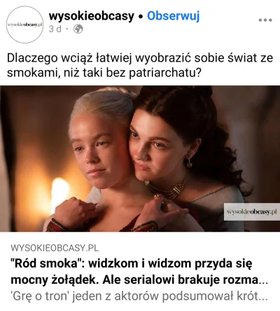 Mr--A-Veed - Co ja czytam...

Widząc każdy kolejny artykuł z Wysokich Obcasów coraz m...