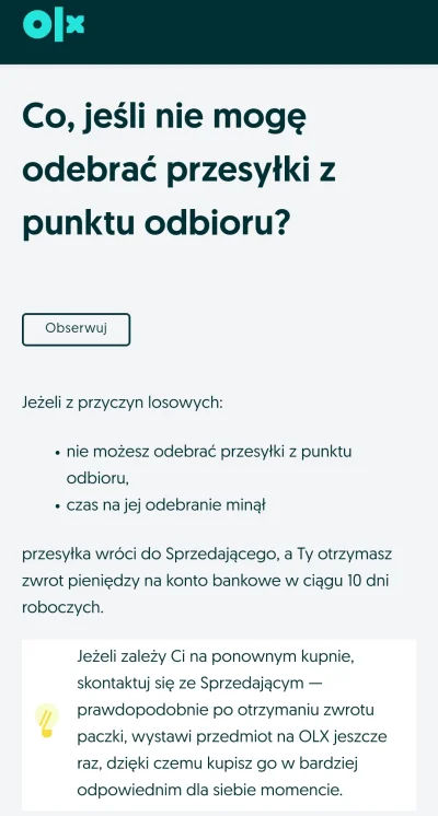 Helonzy - Gdy kupujący opłaci paczkę w ogłoszeniu z opcją wysyłka olx u prywatnego sp...