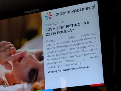 danie_blyskawiczne - Takie tam ekrany informacyjne w poznańskich tramwajach.
(zdjęci...