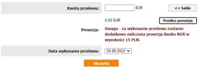 Candy - @Candy: W EUR prowizja 15 PLN

W tabeli opłat nie ma o tym ani słowa.