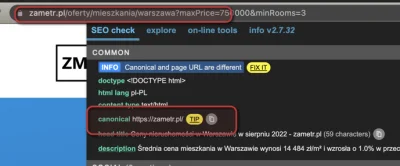 seozgred - @zametr: tak wdrożony canonical to żart, pomyłka czy celowe działanie?