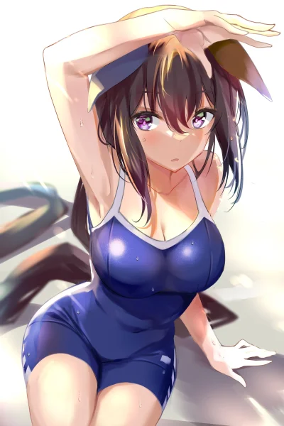 Meister431 - #randomanimeshit #umamusume #admirevega #anime #kemonomimi #swimsuit #uu...