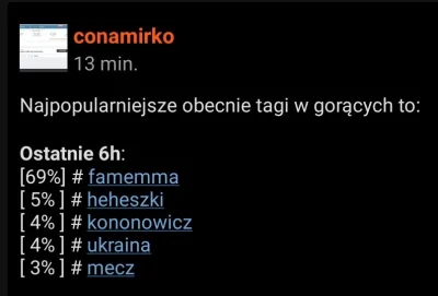 BitulinowyDzem - Przepraszam serdecznie, ale
Czy was już do końca po*#!$%@?ło? 69% tr...