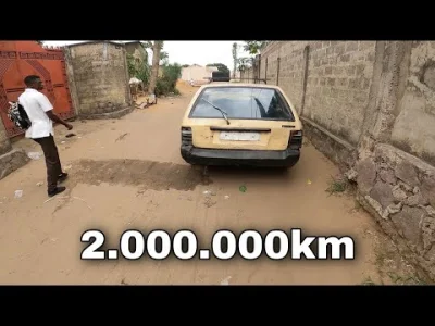 200Amra - Mazda 323 w Afryce z 2.000.000 km przebiegu. 
#mazda #afryka #samochody