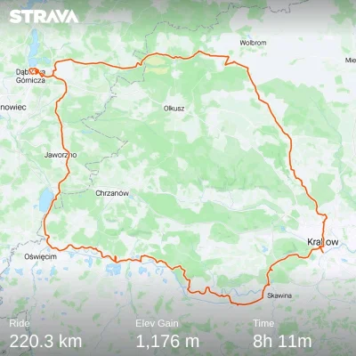 lukglo86 - Pierwszy atak na 200km, wyszło nawet więcej.

Co do WTR: nudniejszą drogą ...