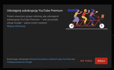 Kaloryfere - Pomocy. Uruchomiłem okres próbny YT Premium Family. Próbuję udostępnić s...