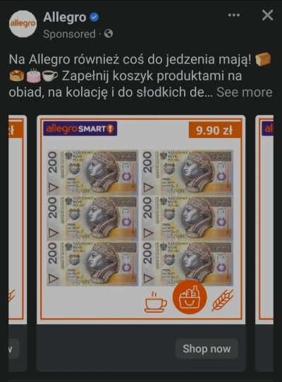 Sex_Machine - Inflacja tak #!$%@?, że na Allegro sprzedaje się już banknoty 200 zł w ...