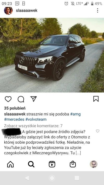 mechfork - No i wyłapałem blocka na insta od chorego psychicznie hipokryty Srawomira ...