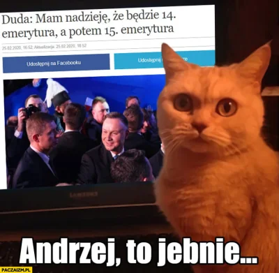 kruszomek - Andrzej Duda o 15. emeryturze: Jeśli będzie potrzebna, to trzeba będzie j...