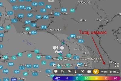 sancho - Tutaj można zobaczyć poziomy radioaktywności i kierunek wiatru. Ten duży num...