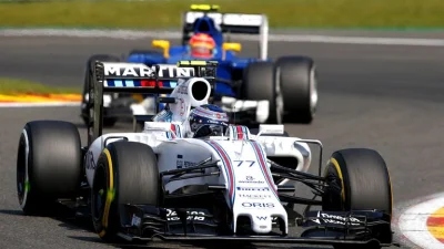 tumialemdaclogin - Błąd Williamsa podczas GP Belgii 2015 kiedy to podczas pierwszej t...