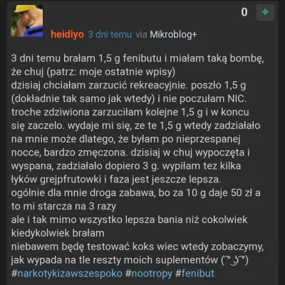 mikau - @heidiyo: nie myślałaś by wcześniej przestać ćpać zanim zabierzesz się za chu...