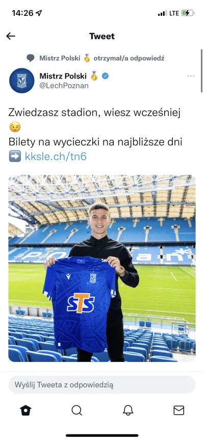 lolingPL - #lechpoznan tzw Real Time Marketing ( ͡° ͜ʖ ͡°) 
SPOILER

https://twitter....