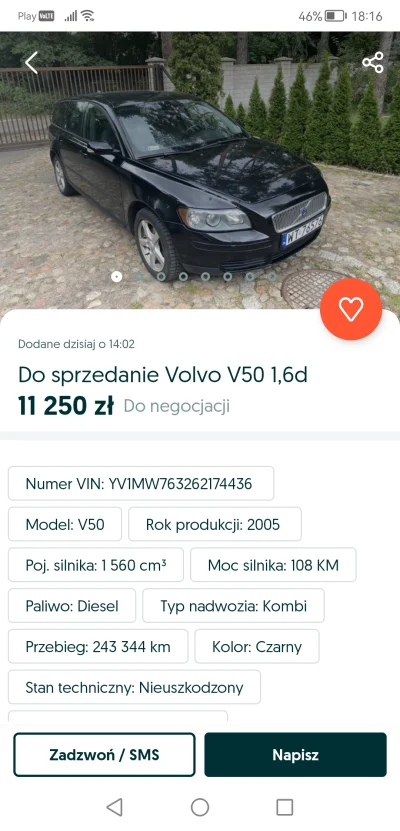 EjberzFyrtla - Siema Mirasy. Oglądam sobie autka i wpadło mi kilka modeli Volvo V50. ...