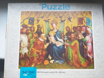 Arbuzlele - Dzisiaj nietypowo o puzzlach vintage. Kupiłam taki oto okaz. Puzzle z nie...