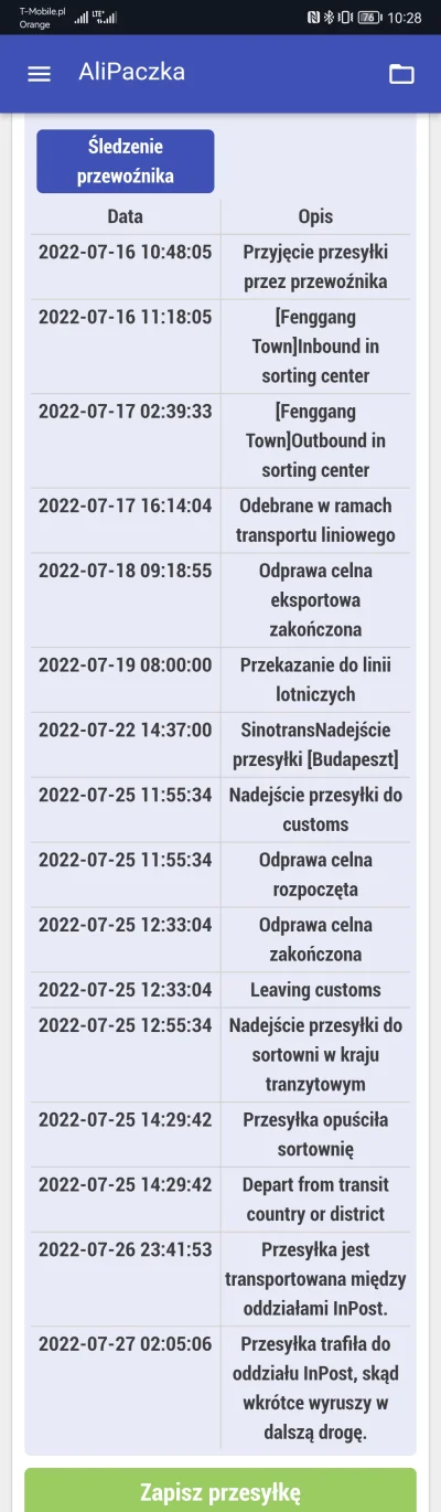 sosna119 - Paczka od miesiąca w Inpost jak na obrazku 

Odpowiedź od Inpost 

 Upr...