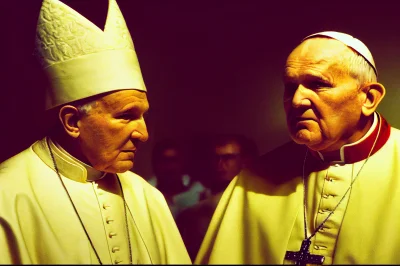 H.....r - To jest ciekawe, dla zapytania "pope John Paul II as hell yellow monster --...