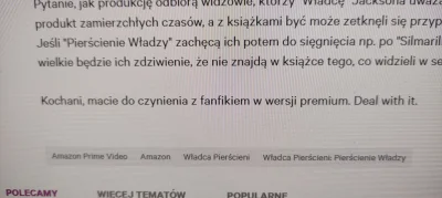 Ama-gi - #lotr #wladcapierscieni #amazon #gazetawyborcza konkluzja z recenzji pierści...