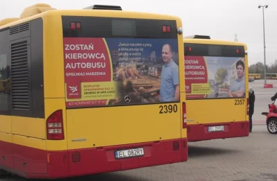 joko - W Łodzi jest sraczka z kierowcami autobusów bo nawet na pojazdach i przystanka...