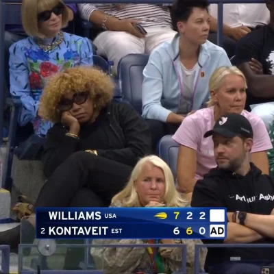 Madziol127 - Śpiąca mama Williams na każdym meczu to złoto
#tenis