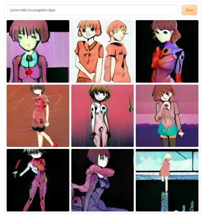 n0002 - Taki prompt dałem jakiś czas temu do #dalle 
#yumenikki #anime #nge