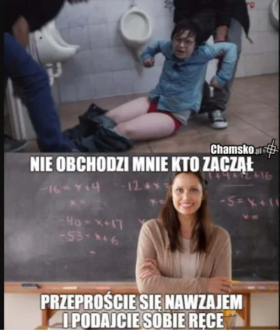 pilprzem - Trauma dla wielu na cale zycie. Ale wazniejsze dla nauczycieli to wypicie ...