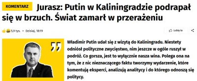 wo0jtek - #wojna #putin
Onet #!$%@?, że wizyta Putina to propagandowy sukces bo cały...