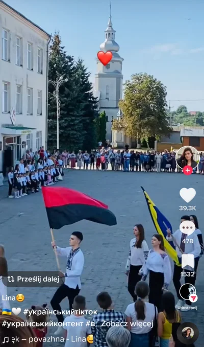 AShans - Otwarcie roku szkolnego w Ukrainie. Super że Ukraincy czują dumę narodową i ...