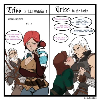 HumanBeing - Jestem #teamtriss ale rozwala mnie ten obrazek xD
#wiedzmin #wiedzmin3