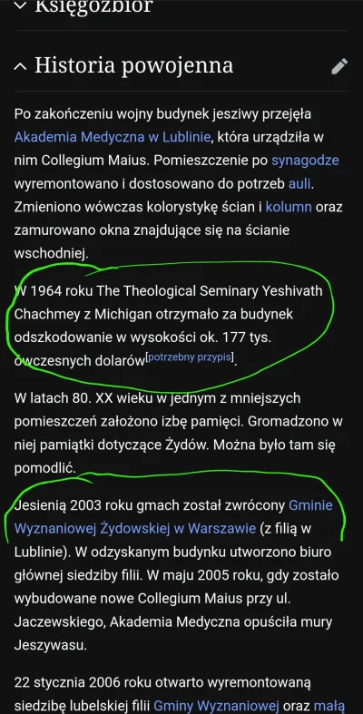 WILI7777 - Przykład z Lublina Jeszywas Chachmej Lublin
Patrzcie jak to się załatwia ...