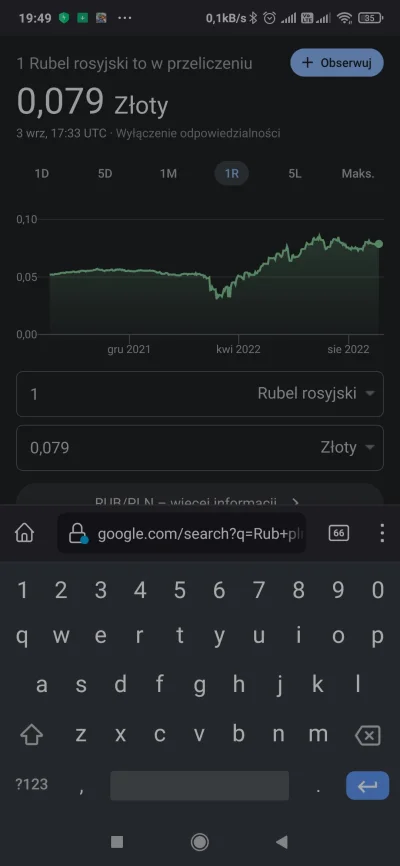 MaLiX - @MrCreosote rubel leci w górę od marca.
Wg mnie to na rynku jest lepszy niż z...